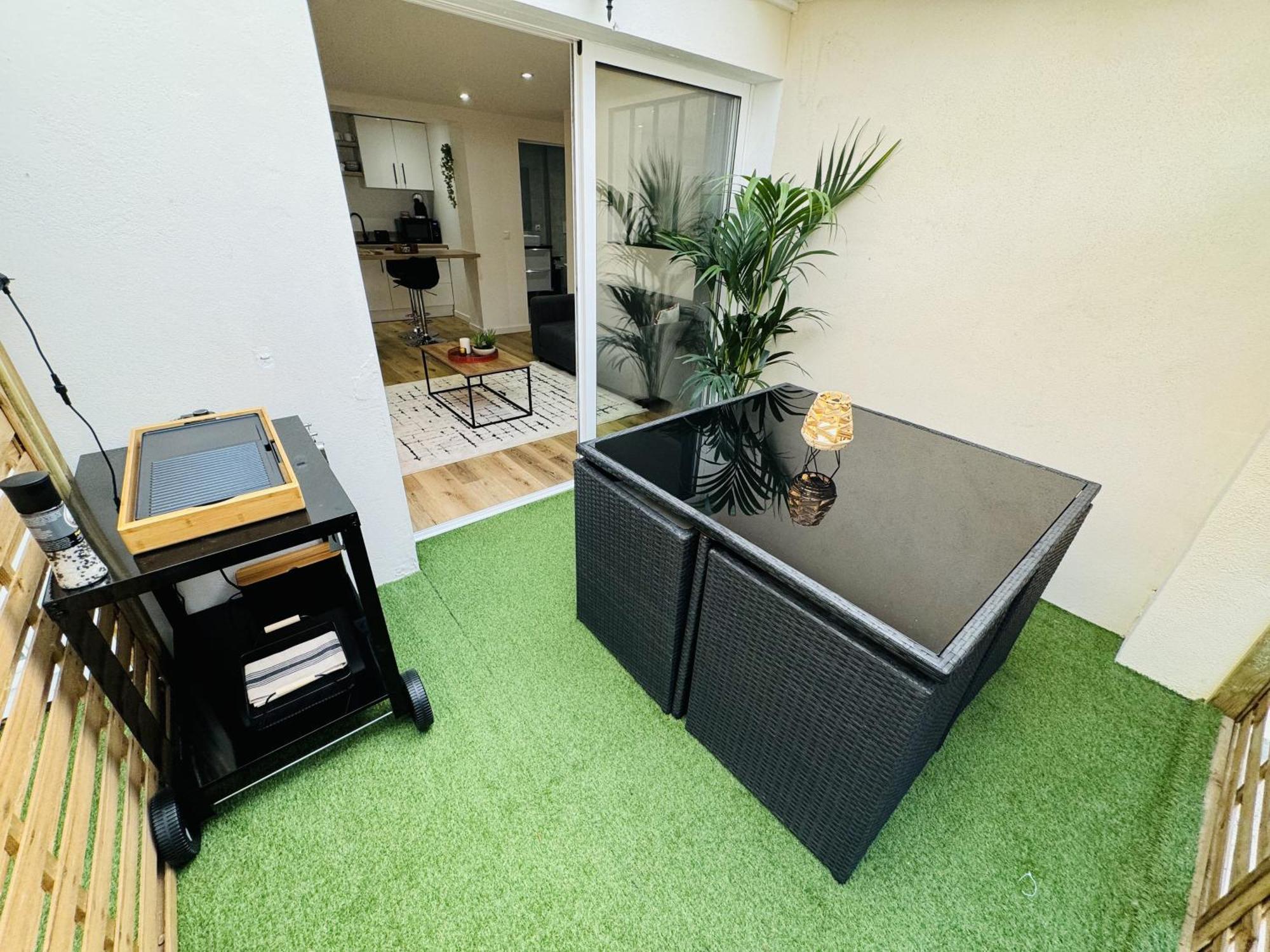 Le Bel Aire - Terrasse - Wifi Appartement Bègles Buitenkant foto